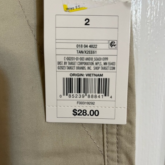 A New Day Women's Tan Chinos - Picture 4 of 6